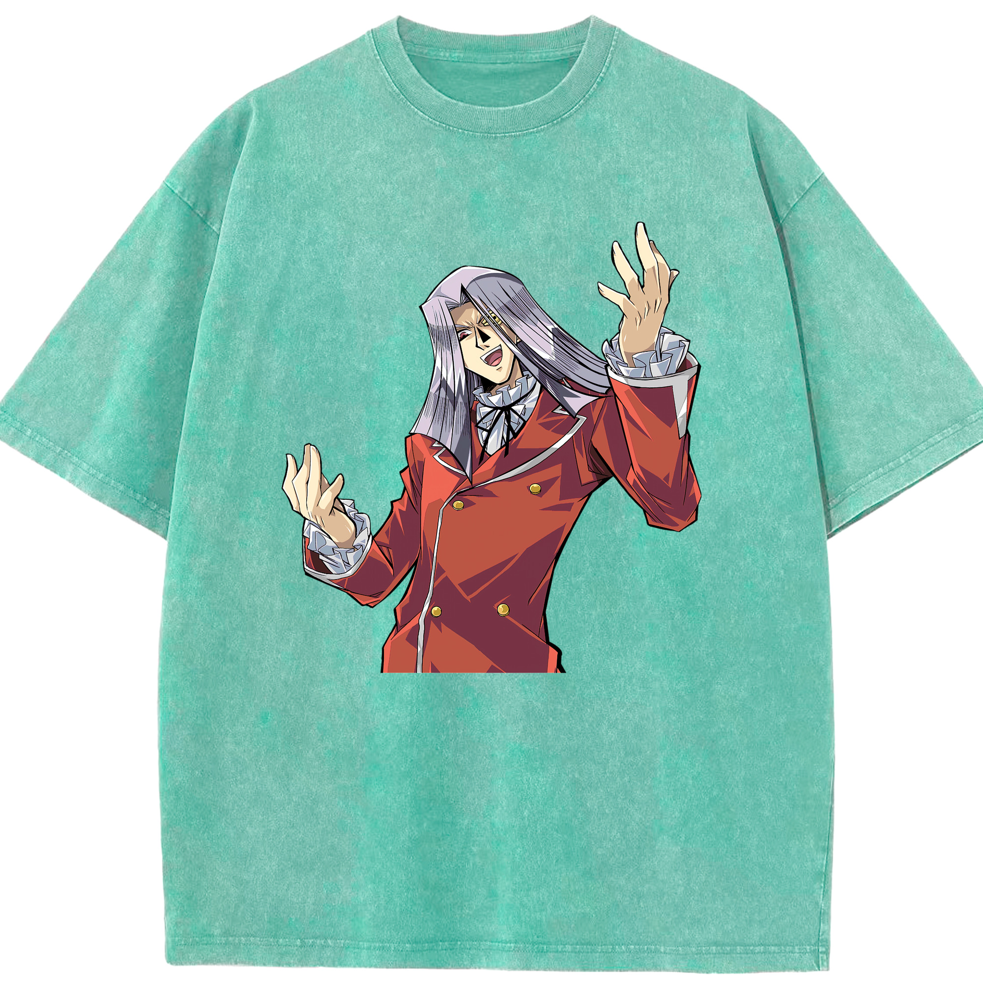（画像用） 遊☆戯☆王 Yu-Gi-Oh! 綿100% ヴィンテージ風 半袖Tシャツ（フロントプリント）